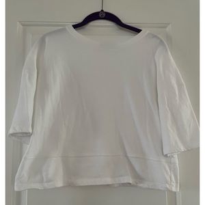 Zara size small women’s white short sleeve top